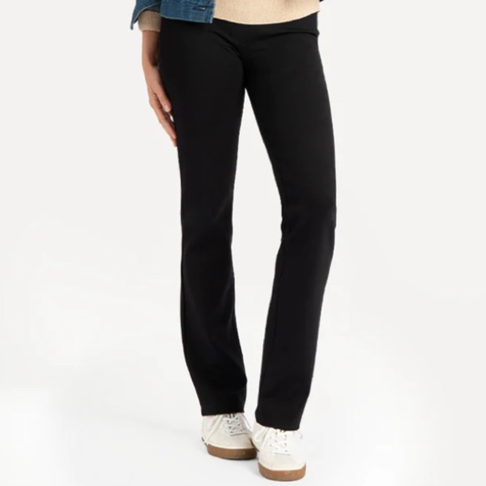 Betabrand Straight Leg Classic Dress Yoga Pant Black XL - Picture 2 of 16